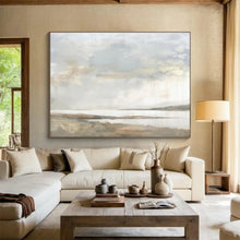 Load image into Gallery viewer, Textured Landscape Abstract Painting for Bohemian Café & Nature - Lovers’ Lounge DKH249