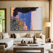 Load image into Gallery viewer, Coastal View in Pastels Art for Beach House Living Room & Relaxing Spa LargeART0878