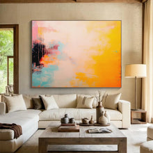 Load image into Gallery viewer, Colorful Abstract Painting with Soft Hues DKH471