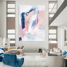 Load image into Gallery viewer, Soft Color - Blend Abstract Art, Fit for Feminine Boutique & Romantic Bedroom LargeART2311