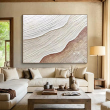 Load image into Gallery viewer, Textured Earth Layers - Natural Living Room Art LargeART1553