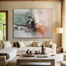 Load image into Gallery viewer, Textured Abstract Fusion Art for Modern Art Gallery & Industrial - Chic Home LargeART0898
