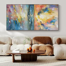 Load image into Gallery viewer, Impressionist Seaside Sunset Painting, Suited for Beach House Dining Room & Coastal Bedroom LargeART1396