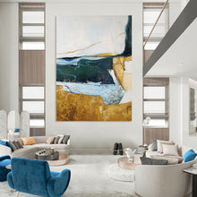 Load image into Gallery viewer, Abstract Painting, Minimalist Color Fusion - Fits Guest Room & Reading Nook LargeART2337