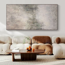 Load image into Gallery viewer, Gray Textured Landscape Abstract Art for Industrial - style Hotel Room & Art - focused Loft LargeART0959
