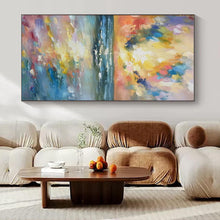 Load image into Gallery viewer, Vivid Seaside Sunset Painting, Suited for Beach House Living Room & Tropical - Themed Patio LargeART1392
