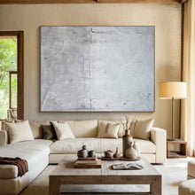 Load image into Gallery viewer, Minimalist “Gray Textures” Painting on Canvas, Subtle Abstract Decor DKH848