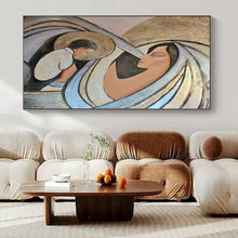 Load image into Gallery viewer, Madonna and Child Abstract Canvas Painting, Perfect for Spiritual Home Office & Religious Gallery LargeART1195