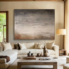 Load image into Gallery viewer, Textured Gray - Toned Abstract Painting for Industrial Loft & Minimalist Gallery DKH327
