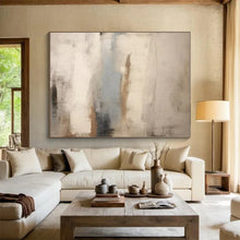 Load image into Gallery viewer, Soft Neutral Abstract Art – Perfect for Minimalist Bedroom & Calm Office Waiting Room LargeART0705
