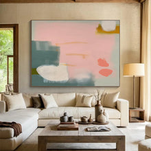 Load image into Gallery viewer, Playful Shape Abstract Canvas Painting DKH488