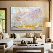 Load image into Gallery viewer, Pastel Sky Abstract Painting on Canvas DKH564