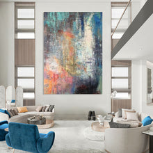 Load image into Gallery viewer, Colorful Chaos Abstract Art, Perfect for Creative Studio & Lively Lounge LargeART2327
