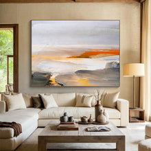 Load image into Gallery viewer, Soft - Toned Abstract Landscape Painting On Canvas DKH382