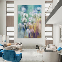 Load image into Gallery viewer, “Soft Floral Abstract” Abstract Painting on Canvas, Feminine Bedroom Decor DKH1032