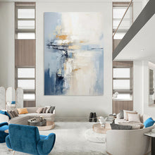 Load image into Gallery viewer, Abstract Painting, Textured Neutral Shapes - Perfect for Entryway & Lounge LargeART2339
