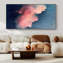 Load image into Gallery viewer, Pink & Blue Cloud Abstract Painting, Ideal for Bedroom & Relaxing Lounge LargeART1424
