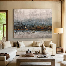 Load image into Gallery viewer, Textured Abstract Landscape Painting On Canvas DKH374