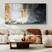 Load image into Gallery viewer, Dark - Gold Abstract Layered Acrylic Art, Fit for Library & Study LargeART1008