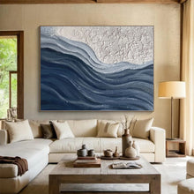 Load image into Gallery viewer, Oversized Textured River - Inspired Acrylic Art for Living Room & Spa LargeART0425