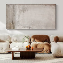 Load image into Gallery viewer, Light Grey Faint Abstract Acrylic Art, Nice for Yoga Studio & Guest Room LargeART0981