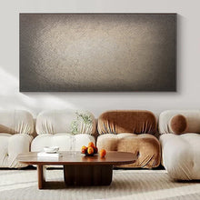 Load image into Gallery viewer, Light Brown Textured Abstract Painting, Suited for Rustic Dining Room & Cozy Study LargeART1366