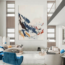 Load image into Gallery viewer, “Colorful Abstract Splash” - Expressive Abstract Art on Canvas DKH1548