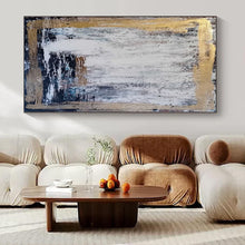 Load image into Gallery viewer, Gold - Framed Abstract Texture Abstract Canvas Painting, Ideal for Modern Hallway & Chic Office LargeART1198