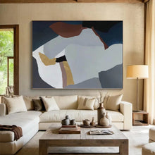 Load image into Gallery viewer, Big - Size Minimalist Abstract Acrylic Art, Great for Guest Room & Home Gym Styling LargeART0373