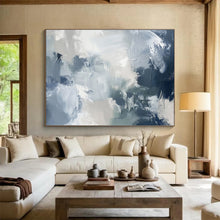 Load image into Gallery viewer, Monochromatic Abstract Painting for Industrial Loft & Modern Gallery DKH237
