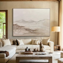 Load image into Gallery viewer, Textured Monochromatic Abstract Landscape Painting DKH465