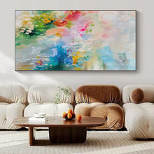 Load image into Gallery viewer, Dreamy Floral Abstract Canvas Painting, Great for Bohemian Nursery & Garden - Themed Lounge LargeART1180