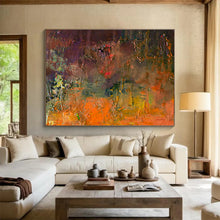 Load image into Gallery viewer, Colorful Blended Abstract Painting On Canvas DKH370
