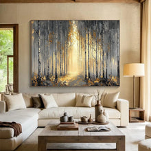 Load image into Gallery viewer, Mystic Forest Path Abstract Acrylic painting DLZ159