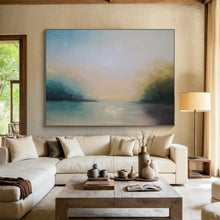 Load image into Gallery viewer, Soft - Toned Ethereal Riverview Abstract acrylic painting DLZ014