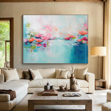 Load image into Gallery viewer, Lotus - Themed Abstract Canvas Painting DKH493