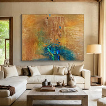 Load image into Gallery viewer, Mixed - Media Abstract Painting On Canvas DKH388