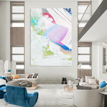 Load image into Gallery viewer, “Colorful Abstract with Soft Pastel Hues” – Cheerful Abstract Evoking Joy and Lightness DTP149