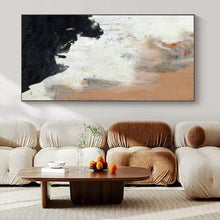 Load image into Gallery viewer, Abstract Landscape with Warm Accents Canvas Painting, Perfect for Bohemian Lounge & Art - Centric Dining Room LargeART1153