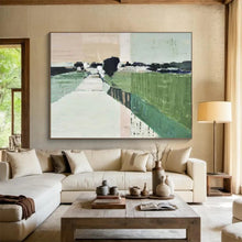 Load image into Gallery viewer, Minimalist Landscape Abstract - Calm Living Room Art LargeART1541
