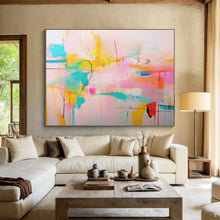 Load image into Gallery viewer, Playful Abstract Canvas Painting DKH500