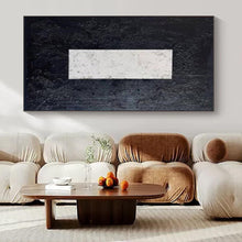 Load image into Gallery viewer, Black & White Minimalist Form Acrylic Art, Nice for Modern Library & Subtle Entryway Accent LargeART1078