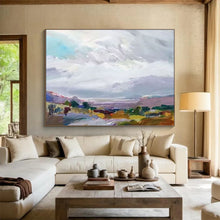 Load image into Gallery viewer, Colorful Abstract Landscape Painting On Canvas DKH442