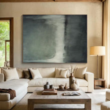 Load image into Gallery viewer, Gray Gradient Abstract Acrylic Art - Great for Minimalist Bedroom & Contemporary Gallery LargeART0630