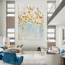 Load image into Gallery viewer, “Golden Tree Grove” - Impasto Landscape Art on Canvas DKH1461
