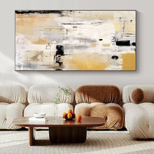 Load image into Gallery viewer, Neutral Geometric Abstract Acrylic Art, Perfect for Office & Dining Area LargeART1035