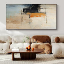 Load image into Gallery viewer, Multitone Abstract with Black Shapes, Suited for Contemporary Office & Art - Lovers’ Hallway LargeART1336