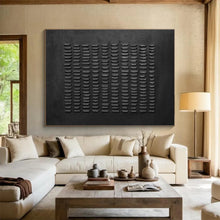 Load image into Gallery viewer, Minimalist Black Abstract Art for Industrial Office & Calm Waiting Room DKH089