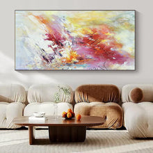 Load image into Gallery viewer, Vibrant Modern Abstract Art for Bohemian Living Room & Artsy Coffee Shop LargeART0929