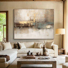 Load image into Gallery viewer, Earthy Tones Abstract Landscape Abstract acrylic painting DLZ070